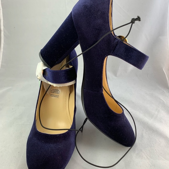 Liz Claiborne Shoes Liz Claiborne New Velvet Velour Block Heel